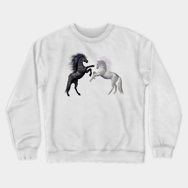 Horse duo Crewneck Sweatshirt by Well well well